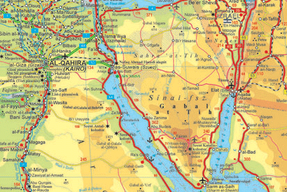 Egyiptom térkép